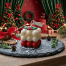 Christmas Bubble candle